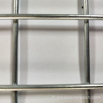 Mailier métallique soudé galvanisé pour panneau de clôture
